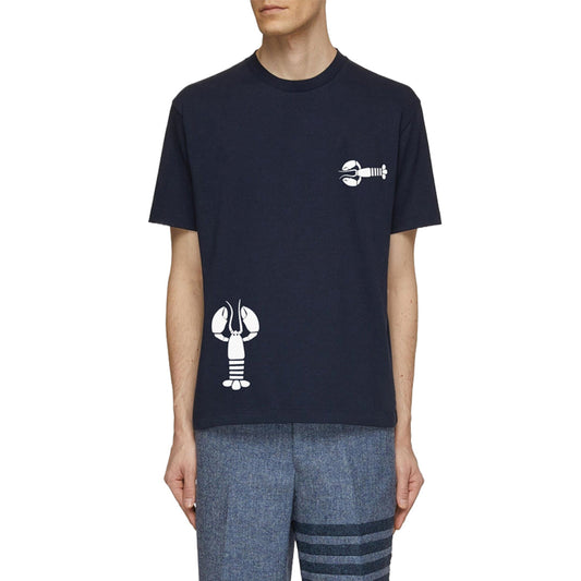 MR.TOM Lobster print T-shirt