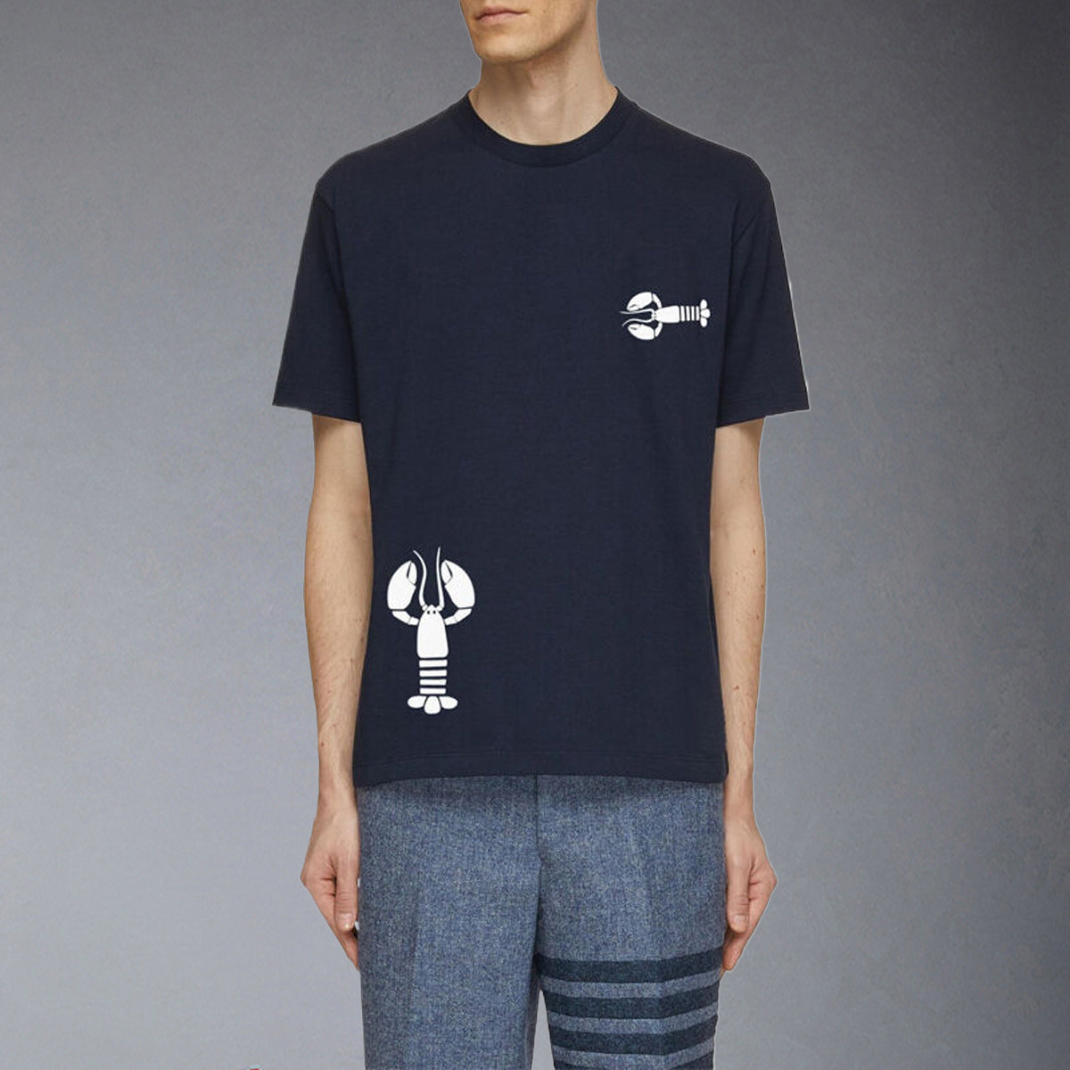 MR.TOM Lobster print T-shirt