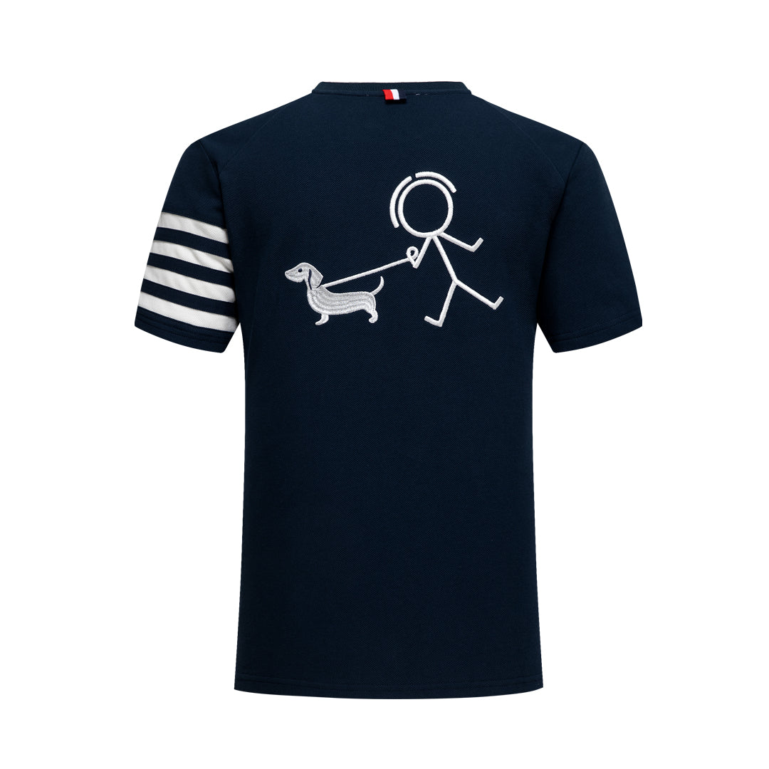 MR.TOM Puppy embroidered T-shirt