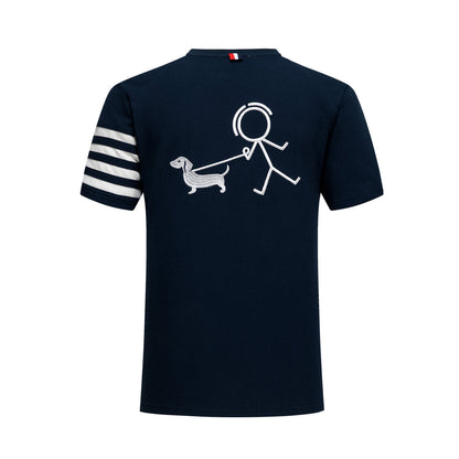 MR.TOM Puppy embroidered T-shirt