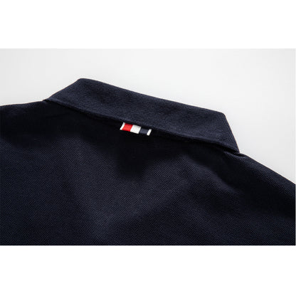 MR.TOM Pocket Stripes POLO Shirt